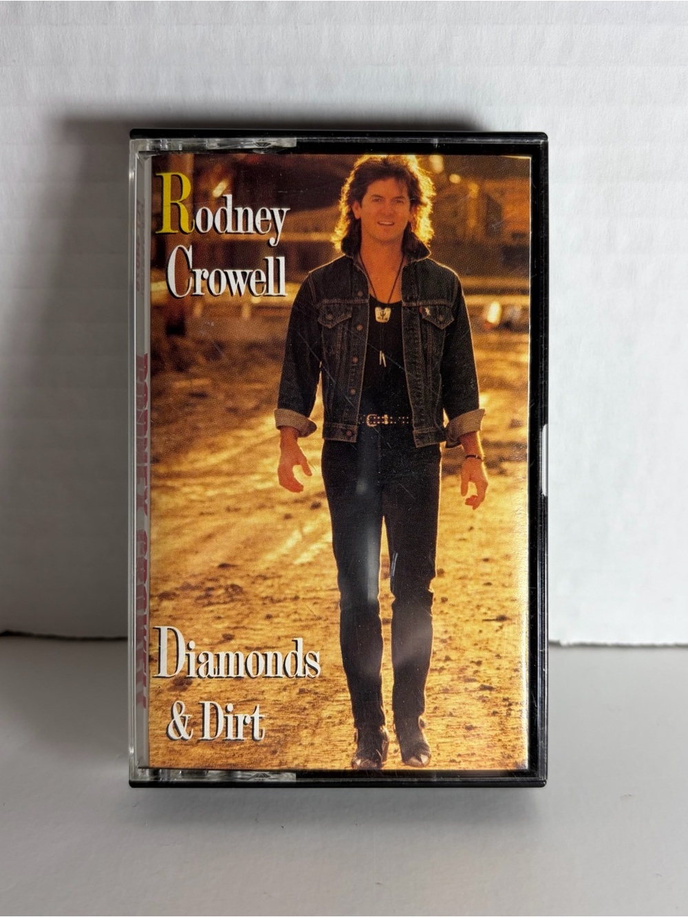 Rodney Crowell Diamonds & Dirt Cassette Tape